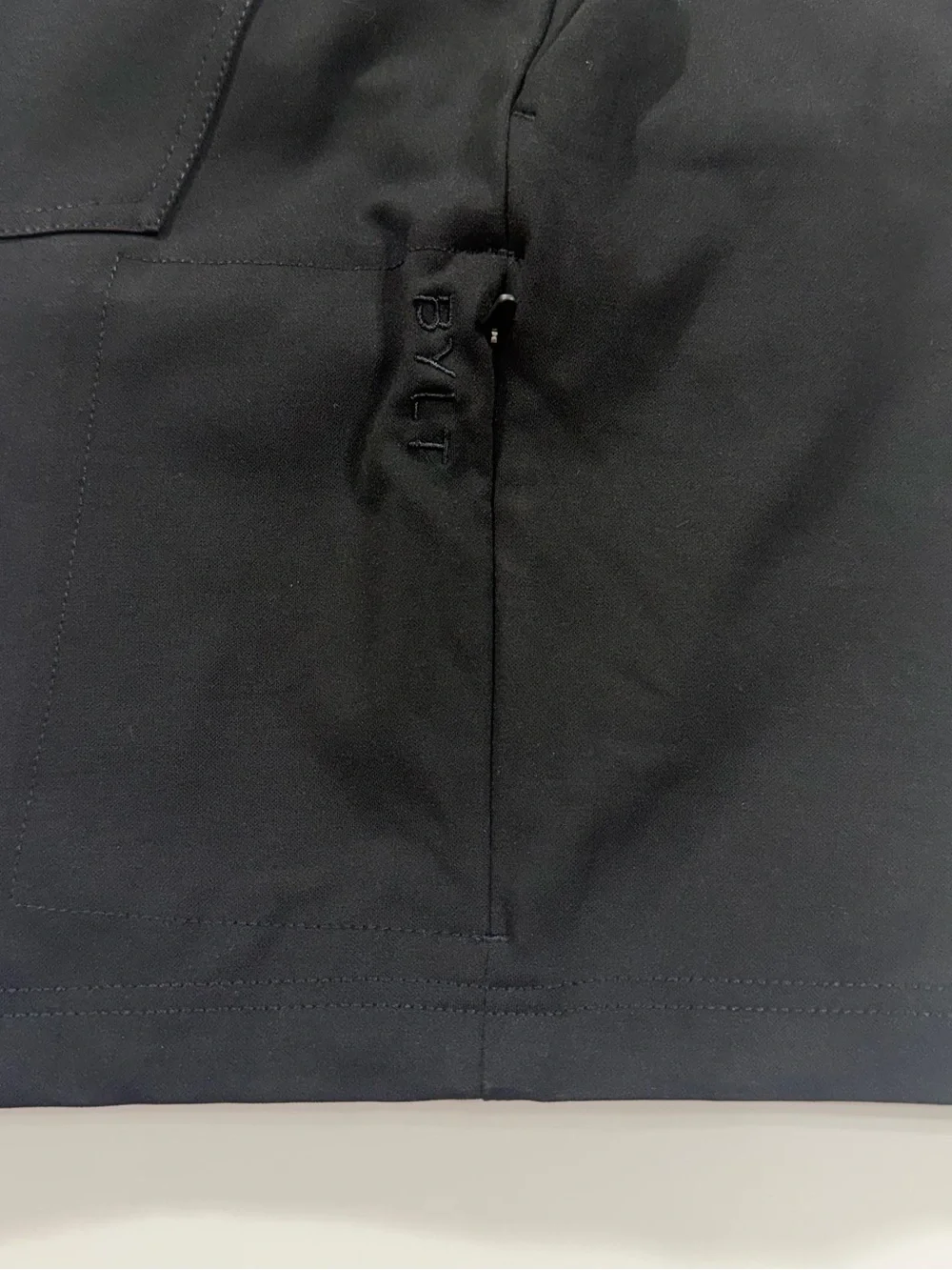 BYLT Premium Everyday Shorts Men’s 34 Black 7.5” Standard Fit NWT